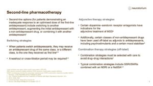 Second-line pharmacotherapy